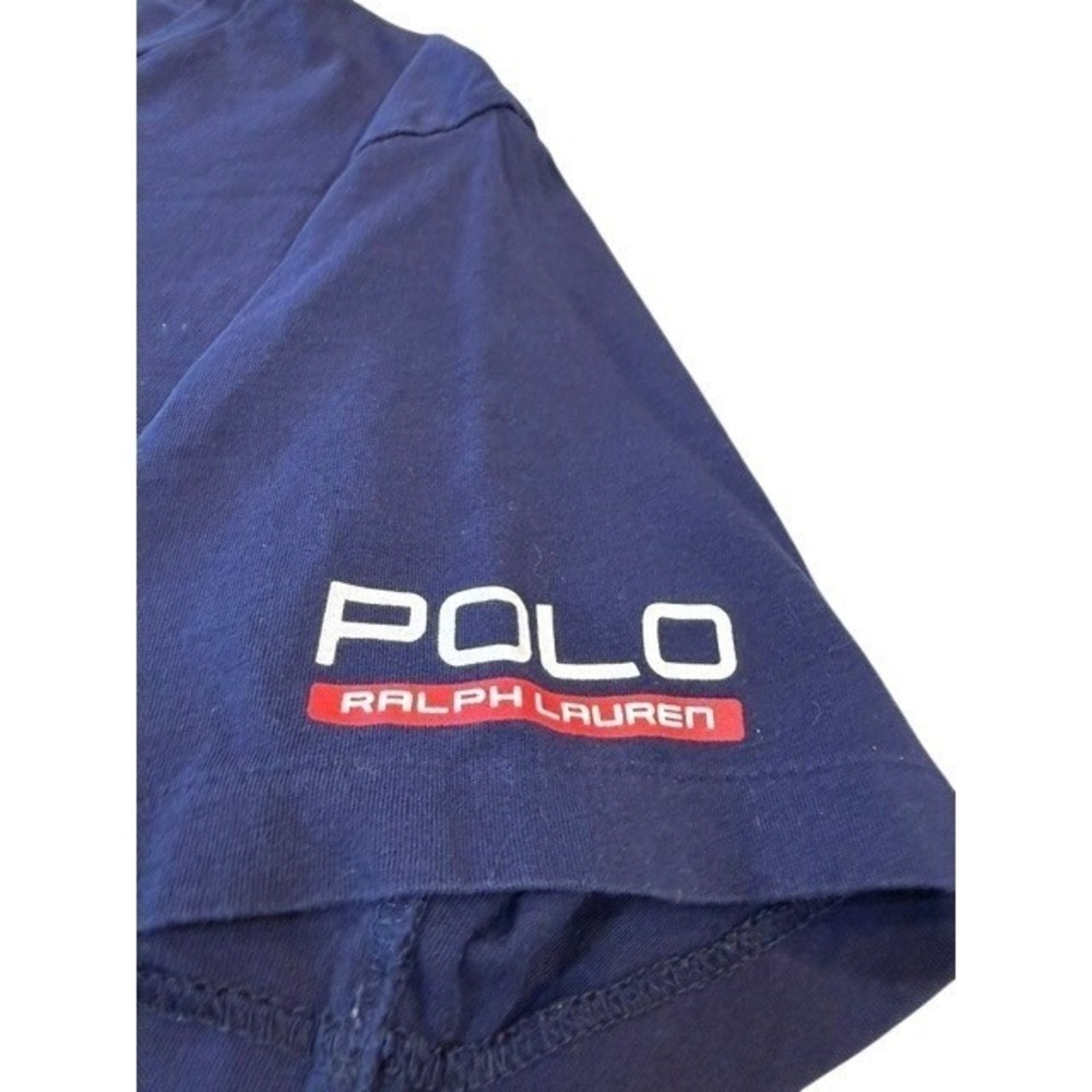 Polo Ralph Lauren Team USA 2016 Olympic Games Navy Blue Graphic T-Shirt Size L - Picture 4 of 7